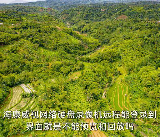 海康威視網(wǎng)絡(luò)硬盤(pán)錄像機(jī)遠(yuǎn)程能登錄到界面就是不能預(yù)覽和回放嗎