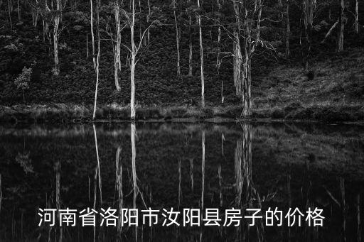 河南省洛陽市汝陽縣房子的價(jià)格