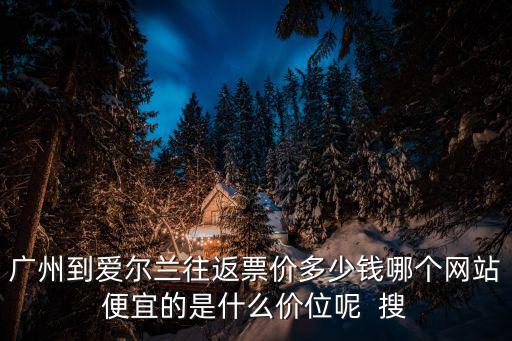 廣州到愛爾蘭往返票價多少錢哪個網站便宜的是什么價位呢  搜
