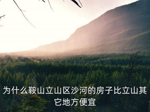 為什么鞍山立山區(qū)沙河的房子比立山其它地方便宜