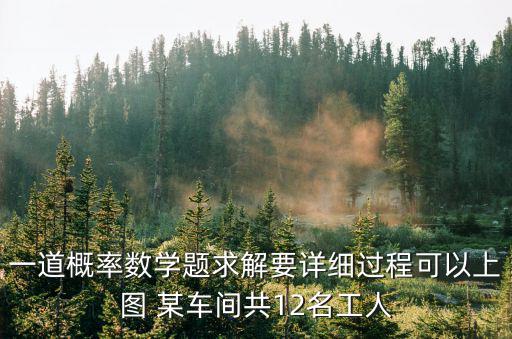 一道概率數(shù)學(xué)題求解要詳細(xì)過(guò)程可以上圖 某車(chē)間共12名工人