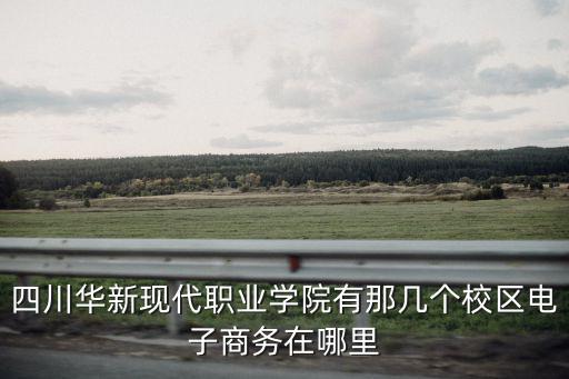 四川華新現(xiàn)代職業(yè)學(xué)院有那幾個校區(qū)電子商務(wù)在哪里