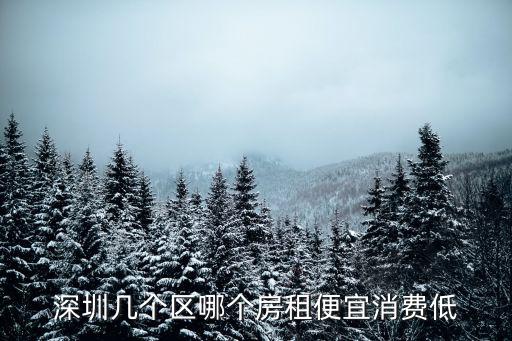 深圳幾個區(qū)哪個房租便宜消費低