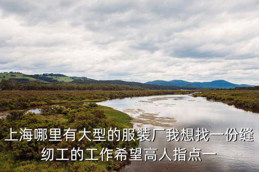 上海市有幾家制衣公司招聘，上海服裝廠招聘