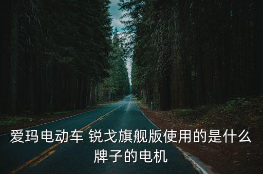 愛(ài)瑪電動(dòng)車 銳戈旗艦版使用的是什么牌子的電機(jī)