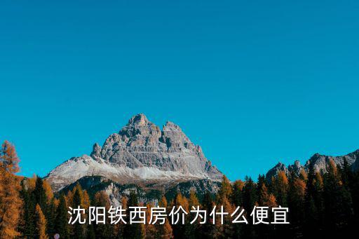 沈陽鐵西房價為什么便宜