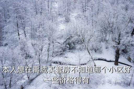 本人想在禹城買(mǎi)套房不知道哪個(gè)小區(qū)好一些價(jià)格得有