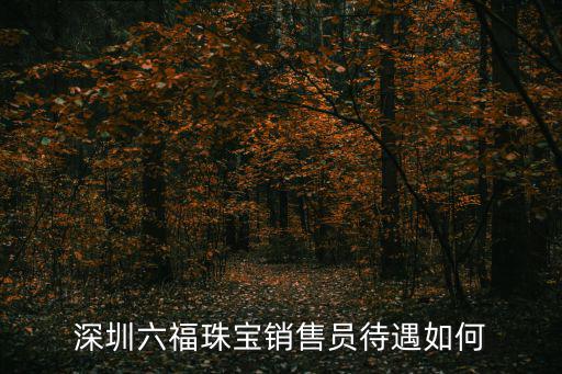 深圳六福珠寶銷售員待遇如何
