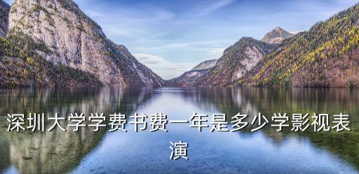 深圳市大學全日制學費多少，深圳大學學費多少