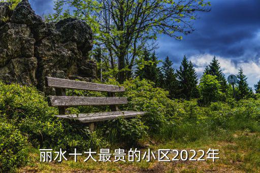 麗水十大最貴的小區2022年
