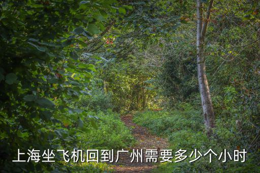 上海坐飛機(jī)回到廣州需要多少個(gè)小時(shí)