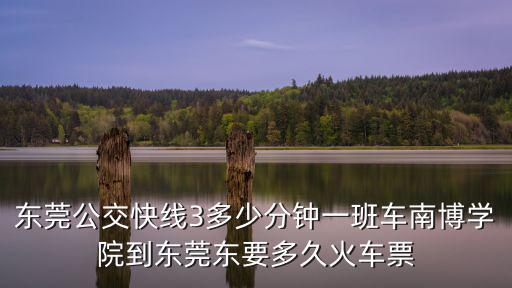 東莞公交快線15路路線圖，東莞快線15路多久一趟