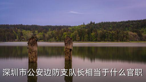 深圳市公安邊防支隊長相當于什么官職
