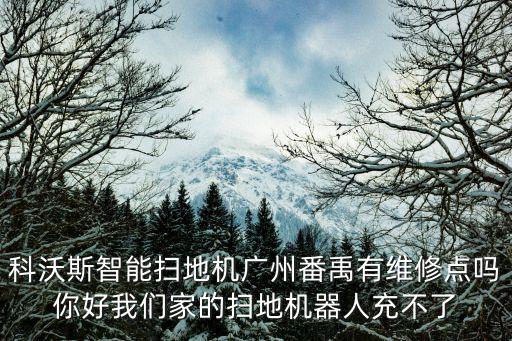 科沃斯智能掃地機廣州番禹有維修點嗎你好我們家的掃地機器人充不了