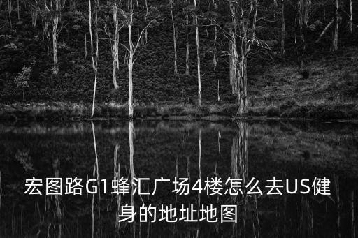 宏圖路G1蜂匯廣場4樓怎么去US健身的地址地圖