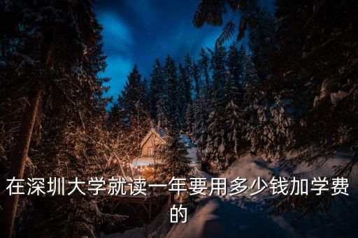 深圳讀學院一年多少錢，讀深圳職業(yè)技術(shù)學院一年要多少錢