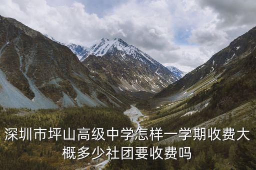深圳市坪山高級中學怎樣一學期收費大概多少社團要收費嗎