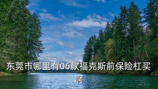 東莞市哪里有06款福克斯前保險(xiǎn)杠買(mǎi)啊