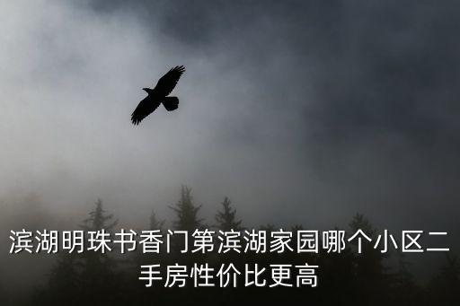 濱湖明珠書香門第濱湖家園哪個小區(qū)二手房性價比更高