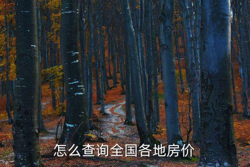怎么查詢全國各地房價