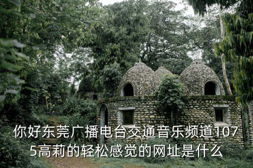 你好東莞廣播電臺交通音樂頻道1075高莉的輕松感覺的網(wǎng)址是什么