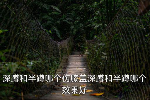 深蹲和半蹲哪個(gè)傷膝蓋深蹲和半蹲哪個(gè)效果好