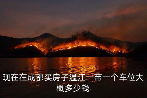 現(xiàn)在在成都買房子溫江一帶一個(gè)車位大概多少錢