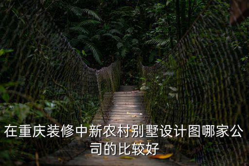 在重慶裝修中新農(nóng)村別墅設(shè)計(jì)圖哪家公司的比較好