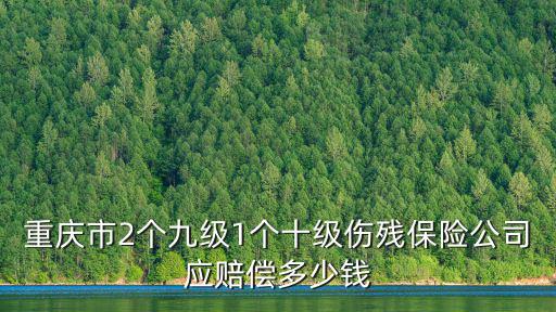 重慶市2個(gè)九級(jí)1個(gè)十級(jí)傷殘保險(xiǎn)公司應(yīng)賠償多少錢