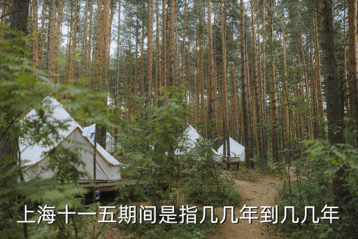 上海十一五期間是指幾幾年到幾幾年