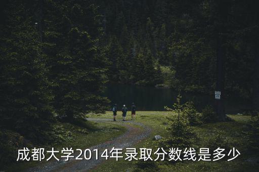 成都大學2014年錄取分數線是多少