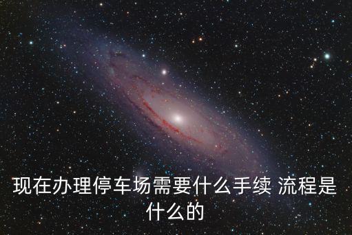 現(xiàn)在辦理停車場(chǎng)需要什么手續(xù) 流程是什么的