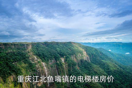 重慶江北魚嘴鎮(zhèn)的電梯樓房價