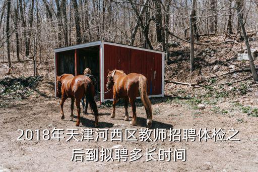 2018年天津河西區(qū)教師招聘體檢之后到擬聘多長(zhǎng)時(shí)間