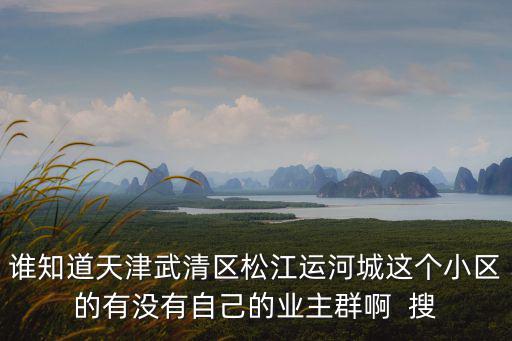 天津市武清區(qū)松江運河城，武清區(qū)北運河改造拆遷哪些村莊