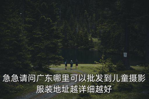 急急請問廣東哪里可以批發(fā)到兒童攝影服裝地址越詳細越好