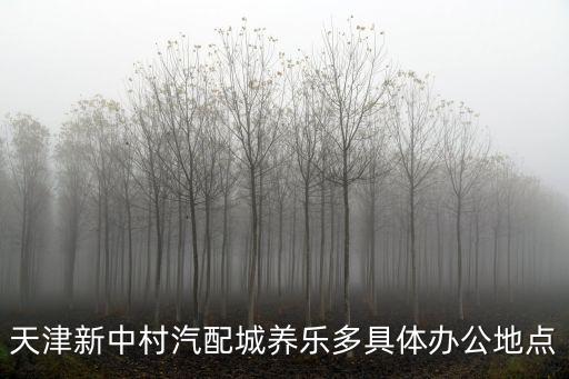 天津新中村汽配城養樂多具體辦公地點