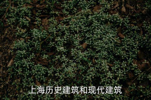 上海歷史建筑和現代建筑