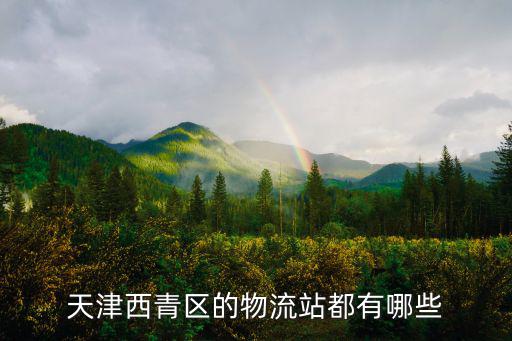天津西青區的物流站都有哪些