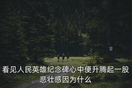 看見人民英雄紀念碑心中便升騰起一股悲壯感因為什么