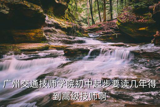 廣州技師協會會員，廣州交通技師學院初中起步要讀幾年得到高級技師啊