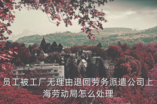 員工被工廠無理由退回勞務派遣公司上海勞動局怎么處理