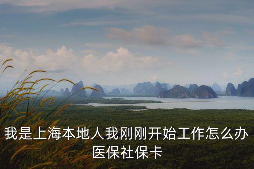 我是上海本地人我剛剛開始工作怎么辦醫保社保卡
