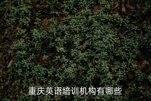 重慶英語培訓機構(gòu)有哪些