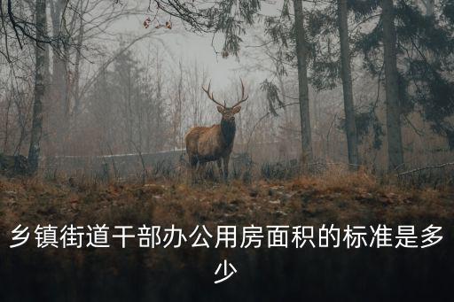 鄉(xiāng)鎮(zhèn)街道干部辦公用房面積的標(biāo)準(zhǔn)是多少