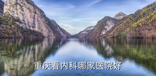 重慶看內科哪家醫院好