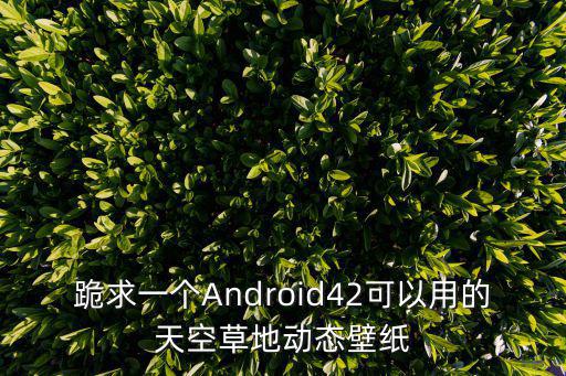 跪求一個(gè)Android42可以用的天空草地動(dòng)態(tài)壁紙