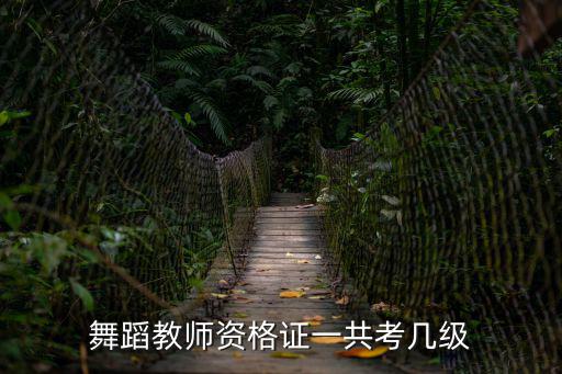 舞蹈教師資格證一共考幾級(jí)