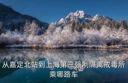 從嘉定北站到上海第三強制隔離戒毒所乘哪路車