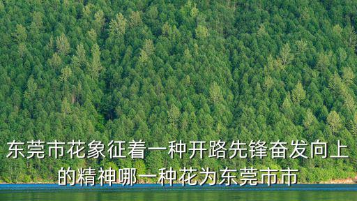 東莞市花象征著一種開路先鋒奮發向上的精神哪一種花為東莞市市